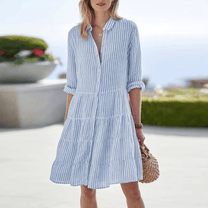 Women&#39;s Chic Summer Midi Dress