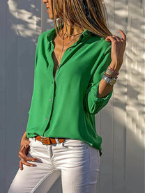Women&#39;s Chiffon Blouse Relaxed Fit
