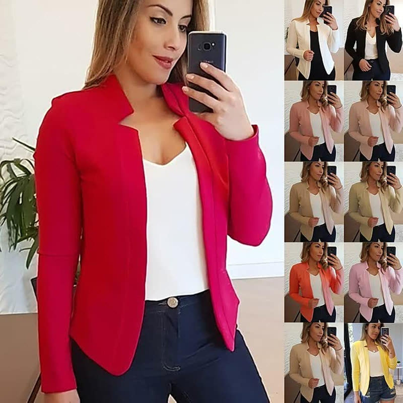Women&#39;s Classic Blazer Premium Fabric Formal Wear