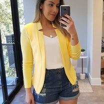 Women&#39;s Classic Blazer Premium Fabric Formal Wear