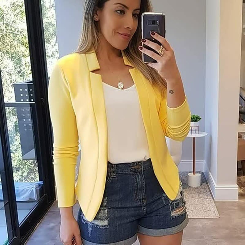 Women&#39;s Classic Blazer Premium Fabric Formal Wear