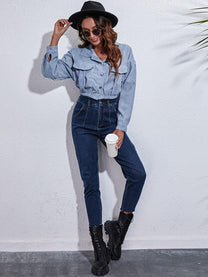 Women&#39;s Classic Solid Color Jacket