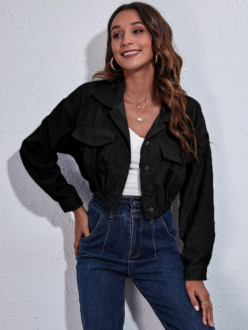 Women&#39;s Classic Solid Color Jacket