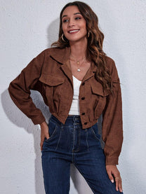 Women&#39;s Classic Solid Color Jacket