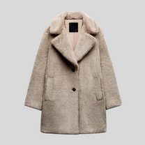 Women&#39;s Classic Teddy Coat for Autumn and Winter