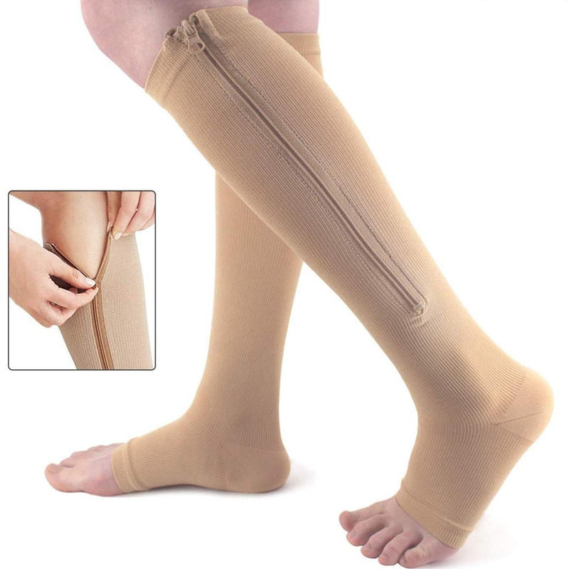 Women&#39;s Compression Socks With Zipper