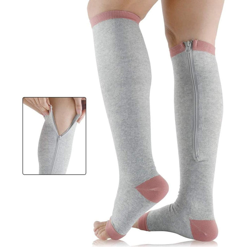 Women&#39;s Compression Socks With Zipper