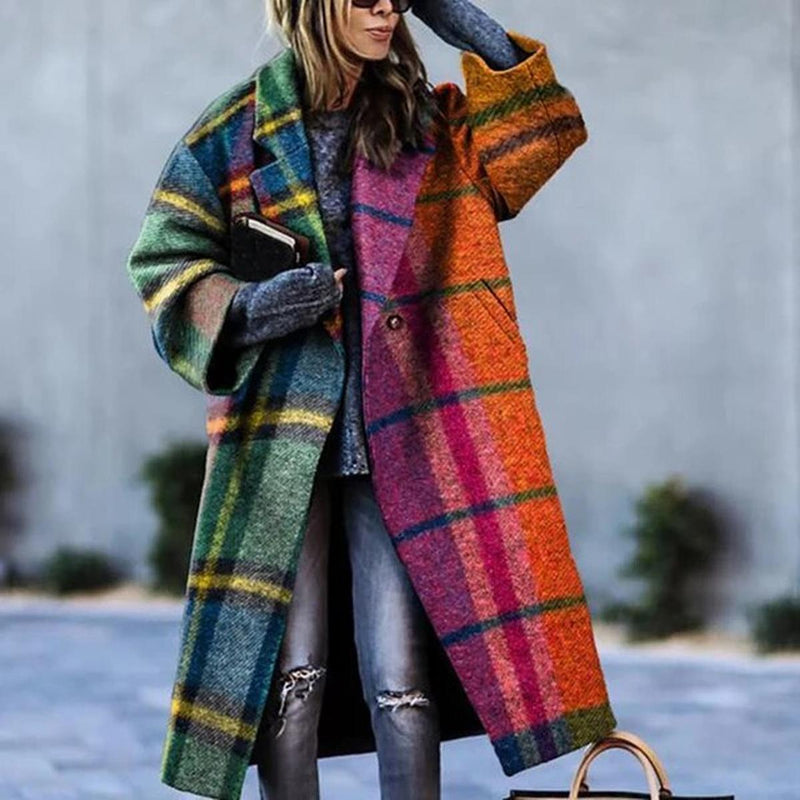 Women&#39;s Cotton Autumn Jacket With Pockets And Relaxed Fit