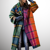 Women&#39;s Cotton Autumn Jacket With Pockets And Relaxed Fit