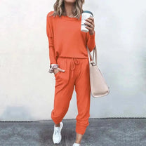 Women&#39;s Cotton Blend Relaxed Fit Loungewear Set