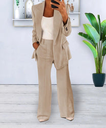 Women&#39;s Cotton Blend Suit Set