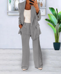 Women&#39;s Cotton Blend Suit Set