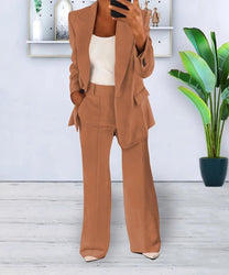Women&#39;s Cotton Blend Suit Set