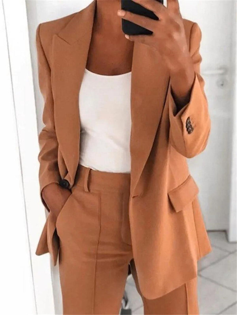 Women&#39;s Cotton Blend Suit Set