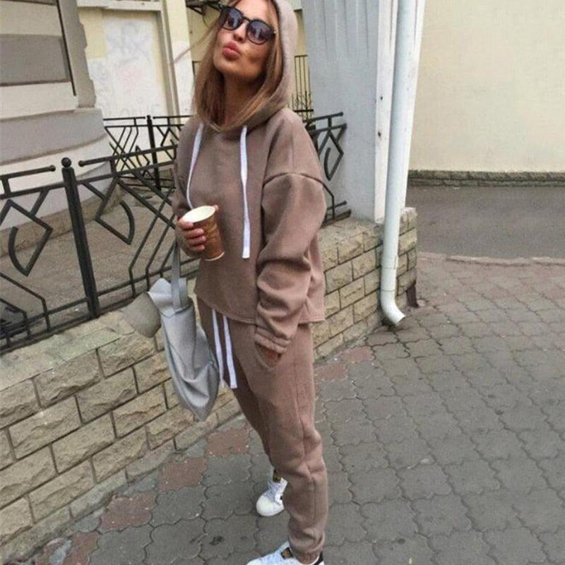 Women&#39;s Cotton Polyester Fleece Tracksuit