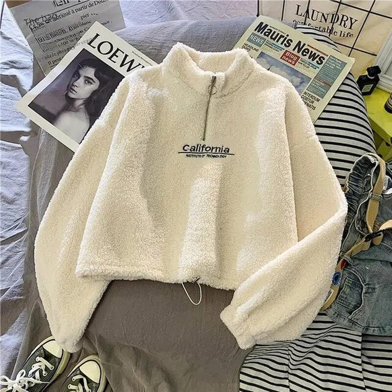 Women&#39;s Cozy Fleece Pullover Sweater