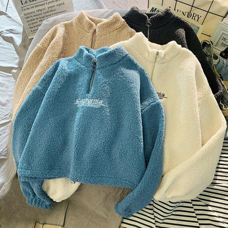 Women&#39;s Cozy Fleece Pullover Sweater