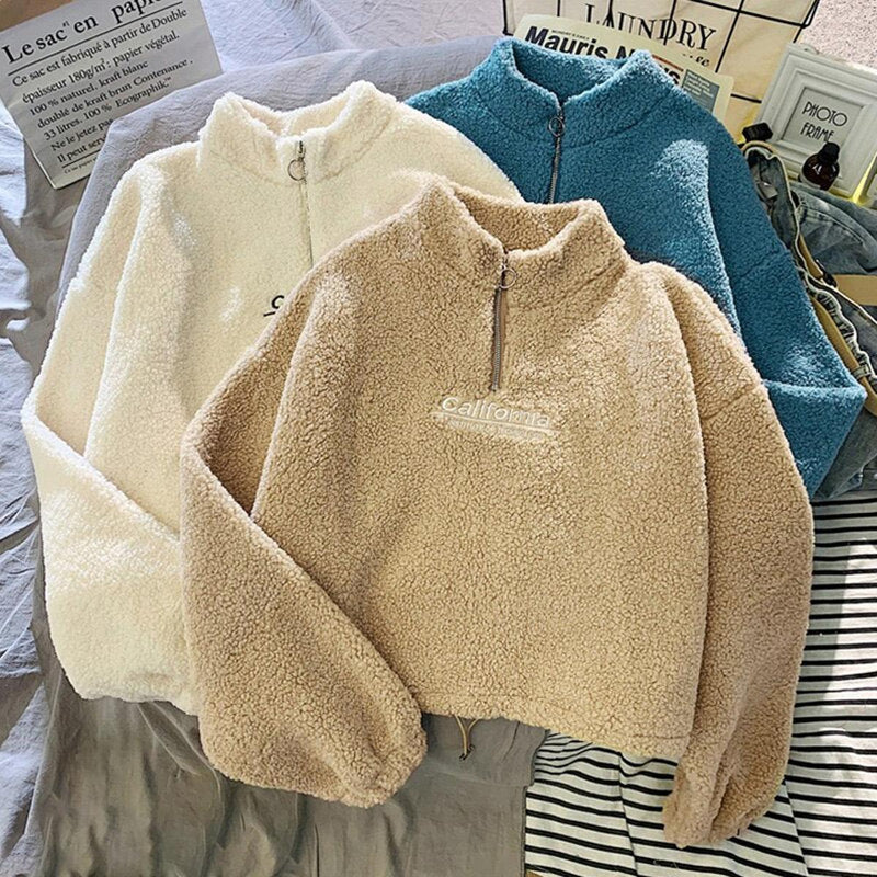 Women&#39;s Cozy Fleece Pullover Sweater