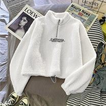 Women&#39;s Cozy Fleece Pullover Sweater