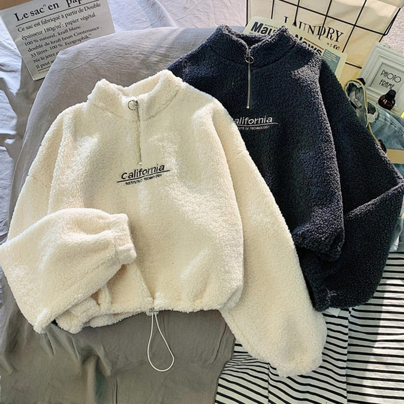 Women&#39;s Cozy Fleece Pullover Sweater