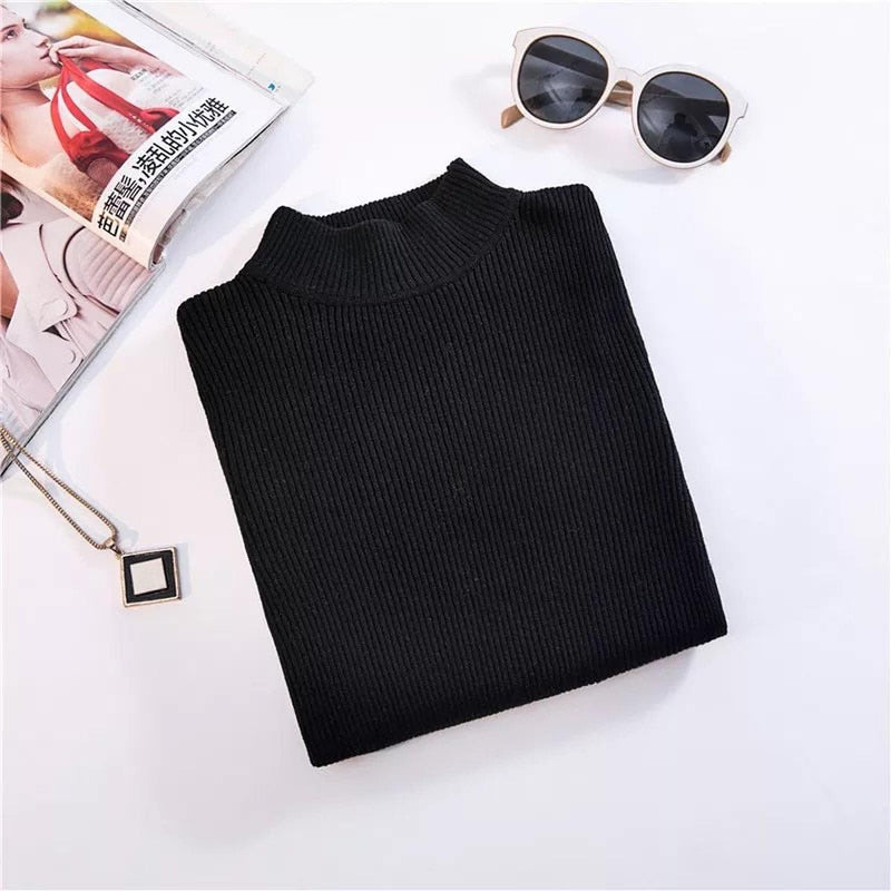 Women&#39;s Cozy Knit Pullover Sweater