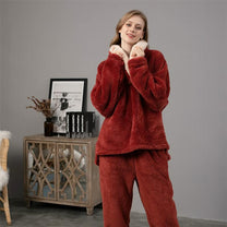Women&#39;s Cozy Pajama Sets Warm Soft Lounge Wear