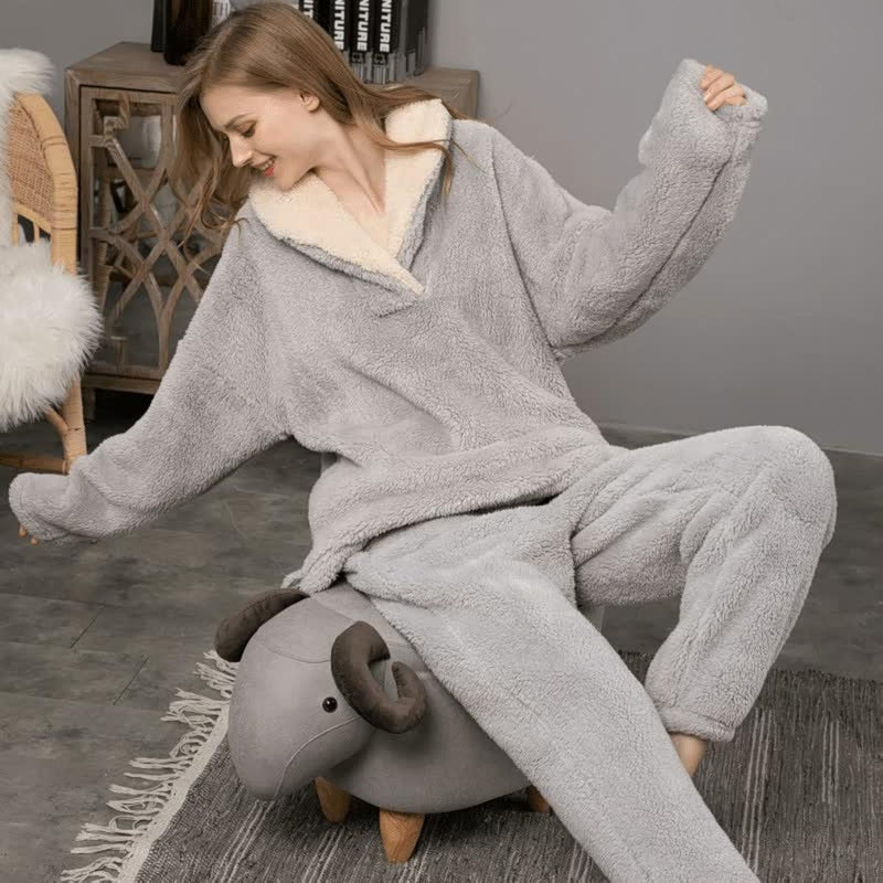 Women&#39;s Cozy Pajama Sets Warm Soft Lounge Wear