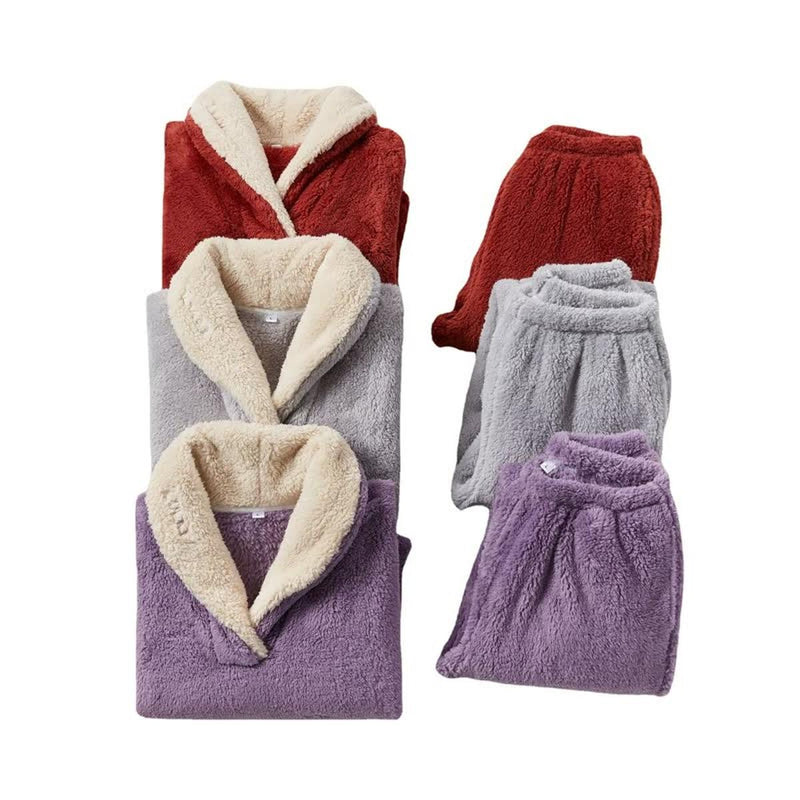 Women&#39;s Cozy Pajama Sets Warm Soft Lounge Wear
