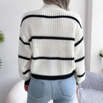 Women&#39;s Cozy Pullover Sweater With Versatile Design