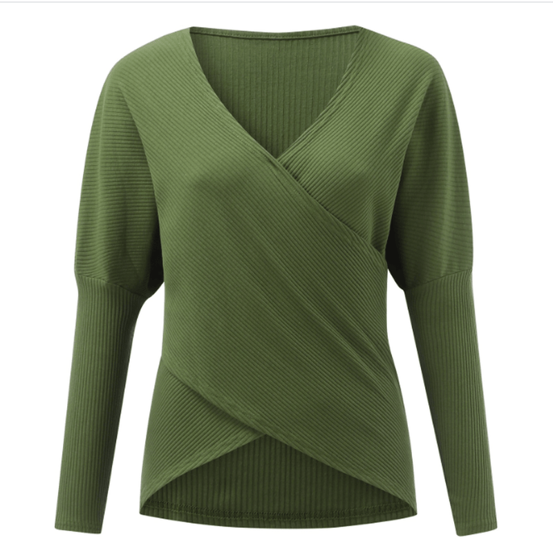 Women&#39;s Criss-Cross Pullover Sweater