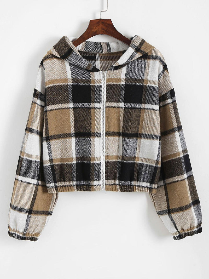 Women&#39;s Cropped Jacket Fashionable Versatile Design