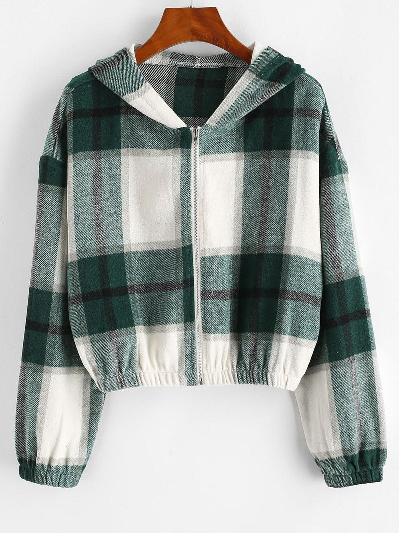 Women&#39;s Cropped Jacket Fashionable Versatile Design