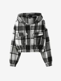 Women&#39;s Cropped Jacket Fashionable Versatile Design