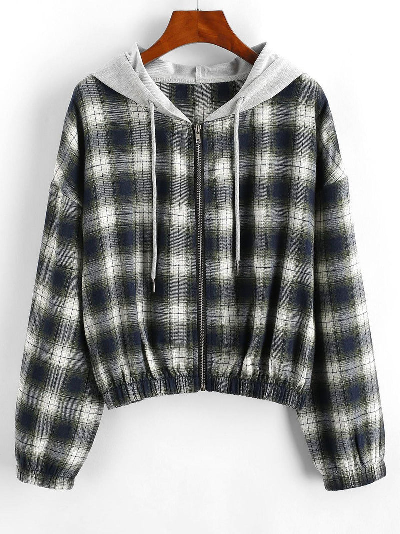 Women&#39;s Cropped Jacket Fashionable Versatile Design