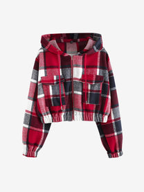 Women&#39;s Cropped Jacket Fashionable Versatile Design