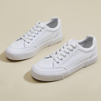 Women&#39;s Cushioned Lace-Up Sneakers With Non-Slip Rubber Outsole