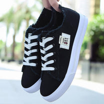 Women&#39;s Denim Sneakers With Non-Slip Sole