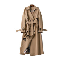Women&#39;s Double-Breasted Trench Coat With Belt