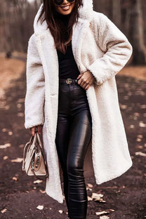 Women&#39;s Double-Breasted Trench Coat With Removable Belt