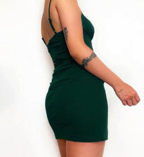 Women&#39;s Double-Slit Summer Dress