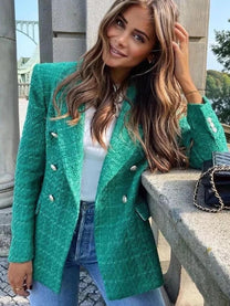 Women&#39;s Elegant Blazer Jacket