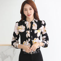 Women&#39;s Elegant Chiffon Blouse Spring Collection