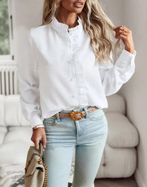 Women&#39;s Elegant Cotton Sleeve Top