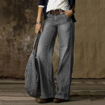 Women&#39;s Elegant Faux Denim Jeans