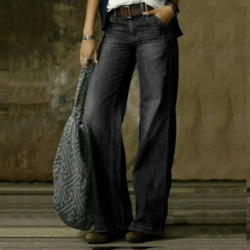 Women&#39;s Elegant Faux Denim Jeans