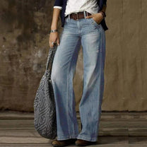 Women&#39;s Elegant Faux Denim Jeans
