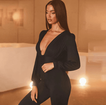 Women&#39;s Elegant Form-Fitting Bodysuit