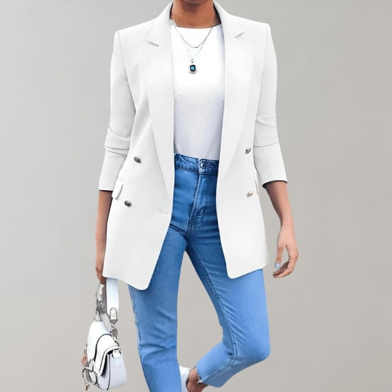 Women&#39;s Elegant Hooded Blazer Tailored Fit
