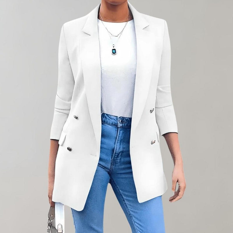 Women&#39;s Elegant Hooded Blazer Tailored Fit
