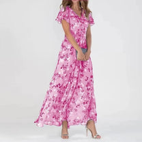 Women&#39;s Elegant Midi Dress With Flattering Fit